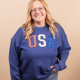 Stars, Stripes + Style USA Crewneck