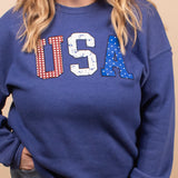 Stars, Stripes + Style USA Crewneck