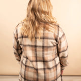 The Element Plaid Shacket in Neutrals