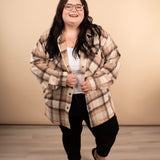 The Element Plaid Shacket in Neutrals