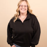 The Everyday Scuba Half Zip in Black