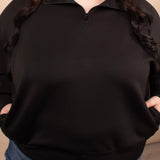 The Everyday Scuba Half Zip in Black