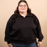 The Everyday Scuba Half Zip in Black