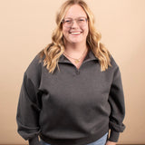 The Everyday Scuba Half Zip in Charcoal