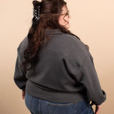 The Everyday Scuba Half Zip in Charcoal