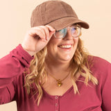 Vintage Washed Baseball Cap in Chocolate