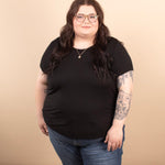 Wear Everywhere Tee in Black - K & Company