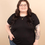 Wear Everywhere Tee in Black - K & Company