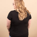 Wear Everywhere Tee in Black - K & Company