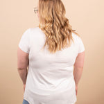 Wear Everywhere Tee in White - K & Company