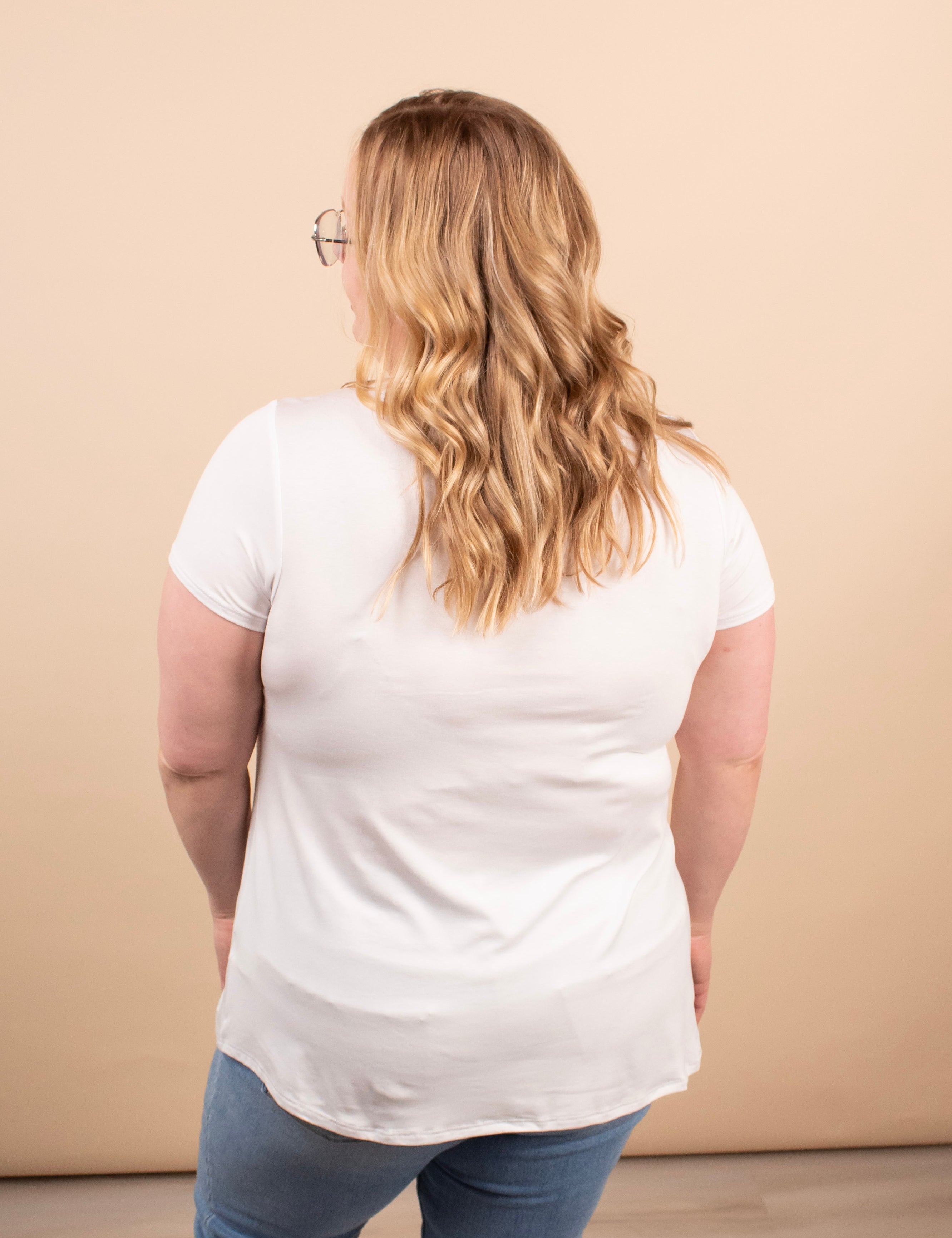 Wear Everywhere Tee in White - K & Company