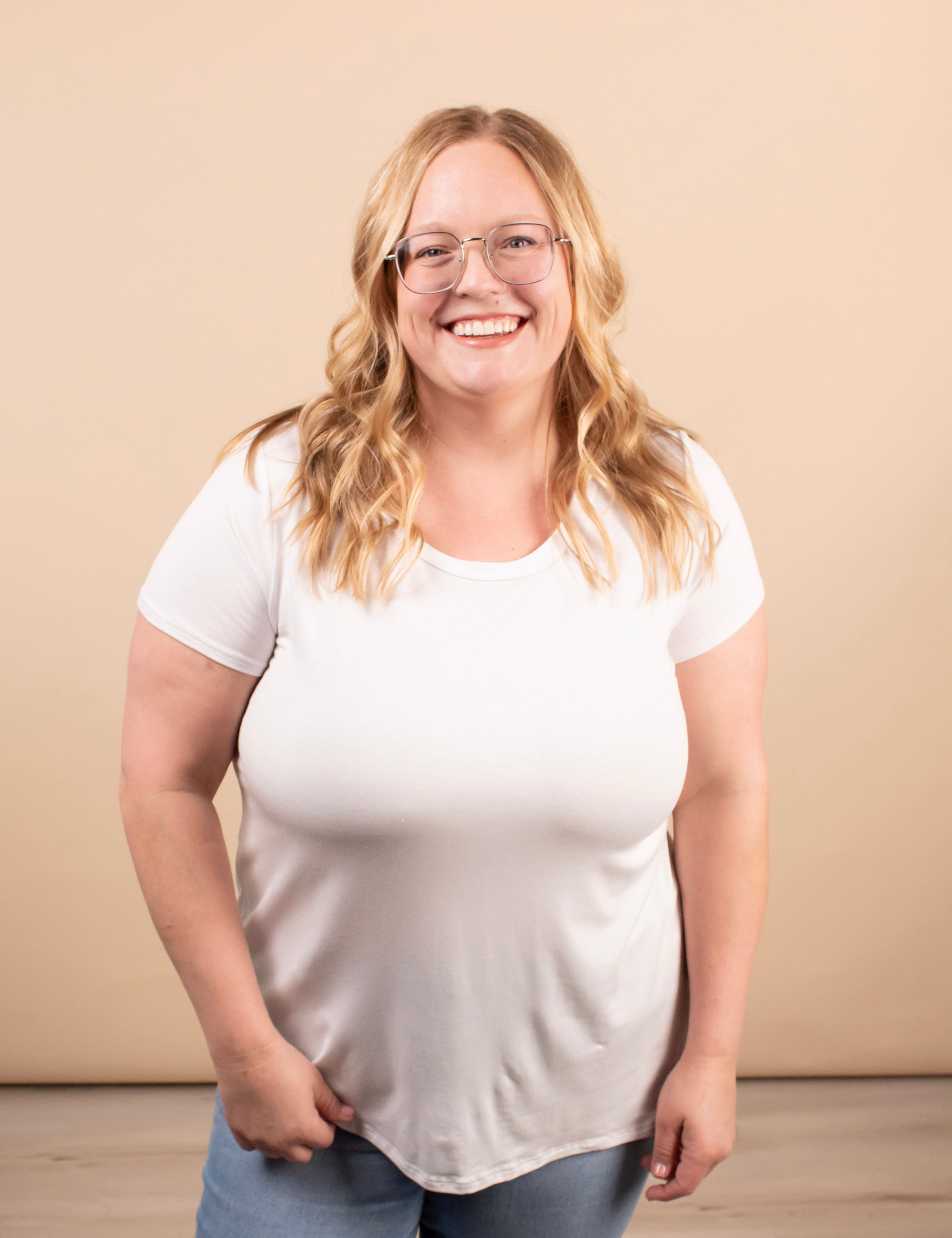 Wear Everywhere Tee in White - K & Company