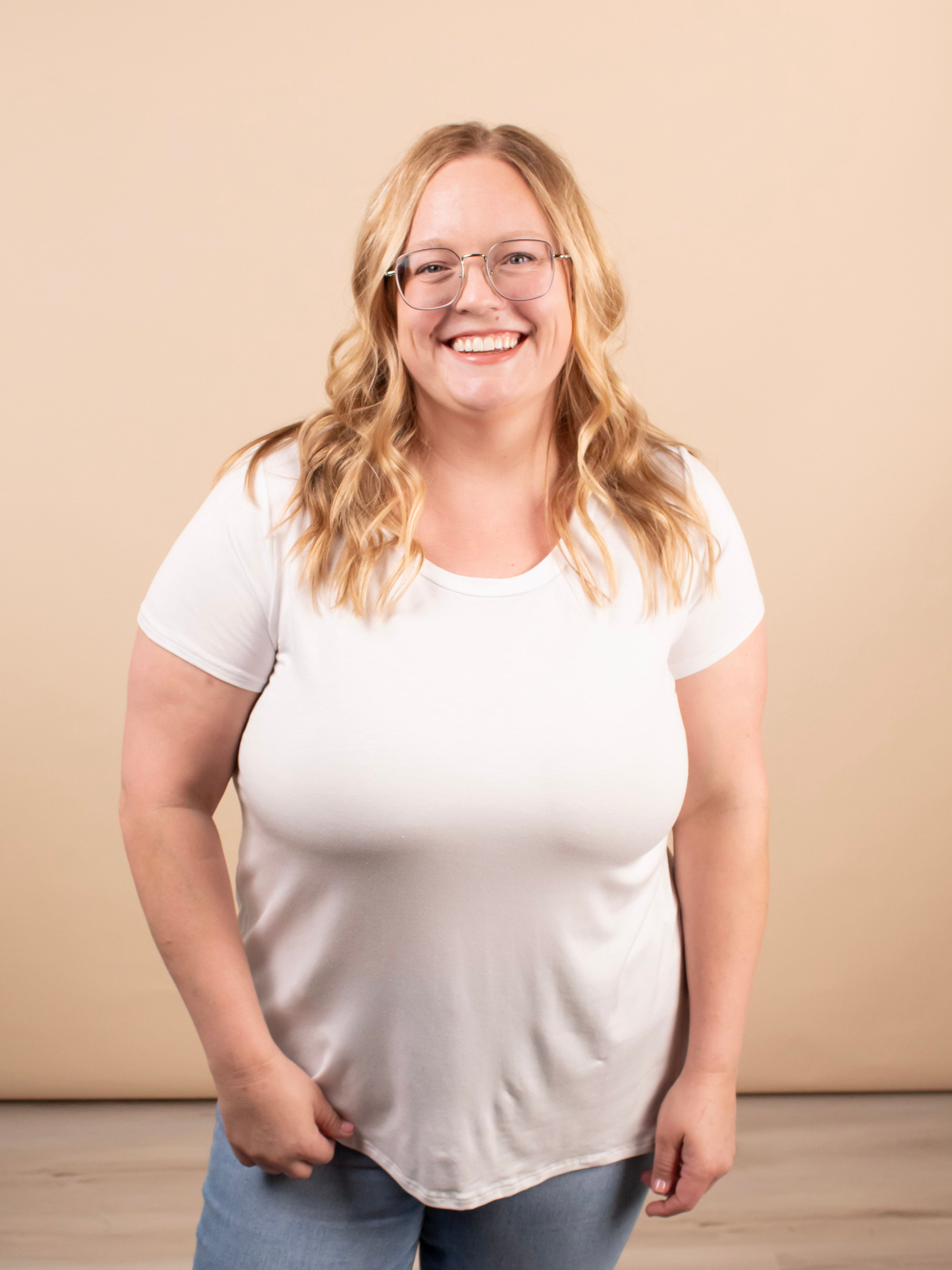 Wear Everywhere Tee in White - K & Company