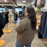 Weekender Fleece Shacket - Mocha