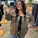 Weekender Fleece Shacket - Mocha