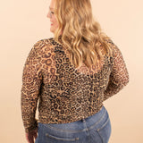 Wild Side Mesh Long Sleeve Top