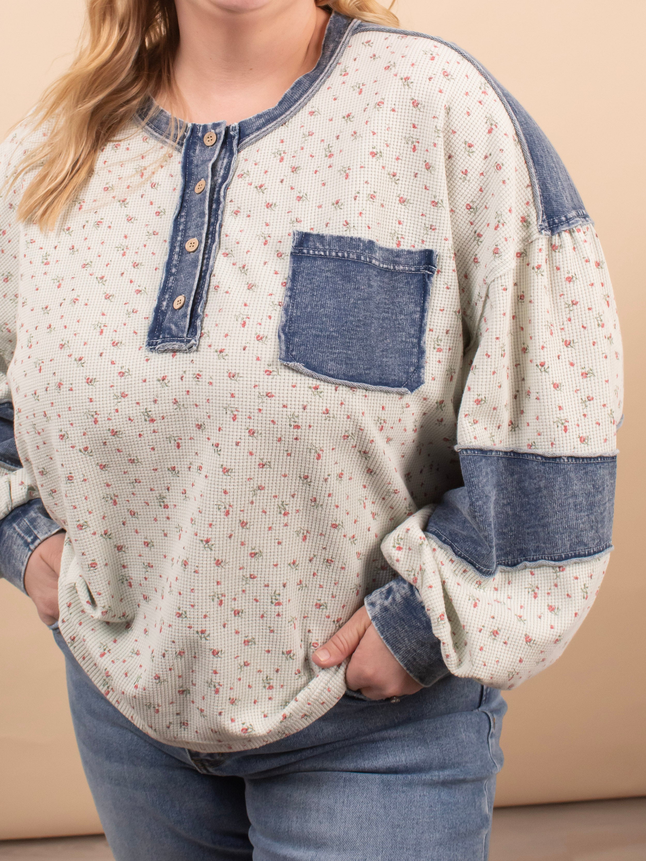 Wildflower Patchwork Top - K & Company