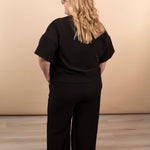 Willow Ribbed Pants – Black (Pants Only) - K & Company