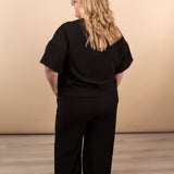 Willow Ribbed Pants – Black (Pants Only) - K & Company