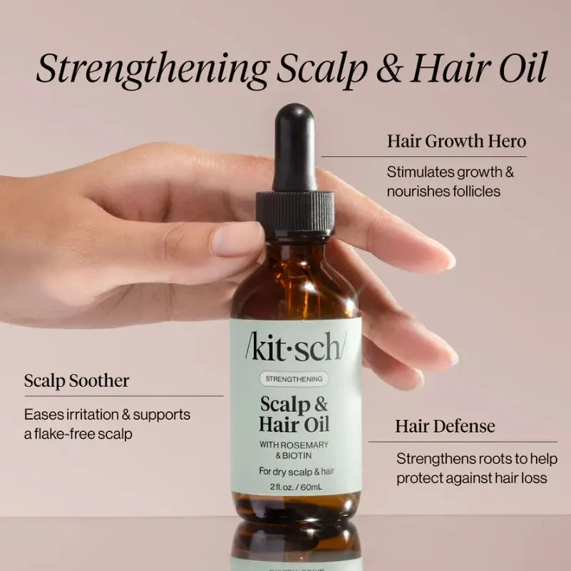 Strengthening Hair & Scalp Oil - Rosemary & Biotin - K & Company