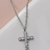 Everyday Grace Cross Necklace in Silver
