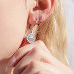 Silver 18K Gold PVD Stainless Steel Minimalist Thin Huggie Earrings - K & Company