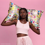 Lisa Frank x Kitsch Standard Satin Pillowcase - The Fantastic World of Lisa Frank - K & Company