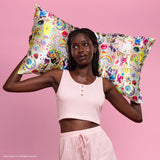 Lisa Frank x Kitsch Standard Satin Pillowcase - The Fantastic World of Lisa Frank - K & Company