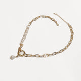 Waterproof Pacific Pearl Link Chain Necklace