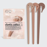 Eco-Friendly Elastic Cutters 3pc Set - Multi-coloured