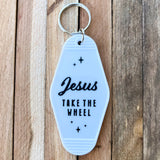 Jesus Take the Wheel - Keychain