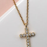 Everyday Grace Cross Necklace in Gold