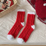 Holly Jolly Fuzzy Socks