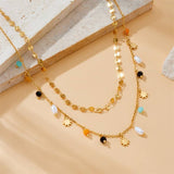 Soft Glow Seed Bead Necklace