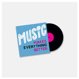 Better With Music - Sticker