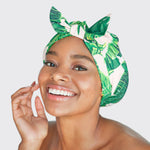 Luxury Shower Cap - Palm Print - K & Company